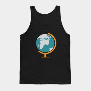 T-shirt with a globe Tank Top